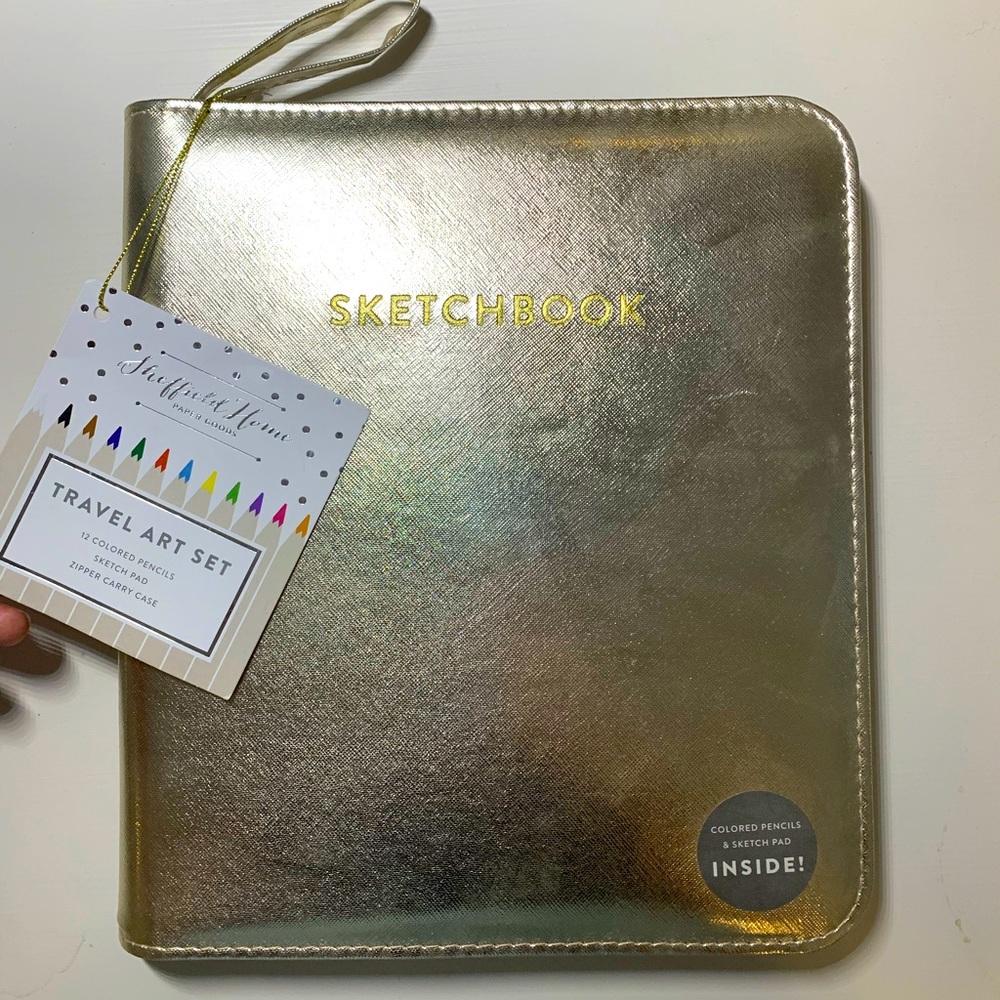 Sheffield Home Travel Art Set, Gold